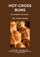 Hot-Cross Buns: for 3-solo voices Vocal Solo & Collections sheet music cover